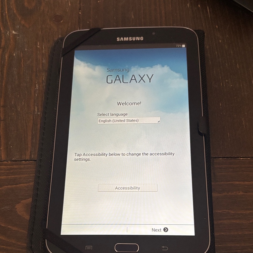 Samsung Galaxy Tablet - Dark Gray tablet 3